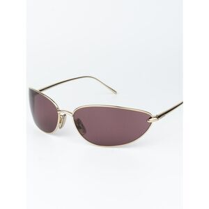 Loewe Men Sunglasses Gold Purple Wraparound LW40164U 32U NEW AUTHENTIC